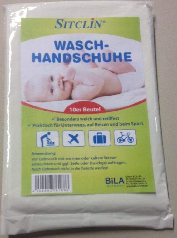 SITCLIN Wasch-Handschuhe 10 Stück